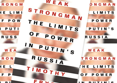 Timothy Frye’s “Weak Strongman” Shortlisted for Pushkin House Book Prize