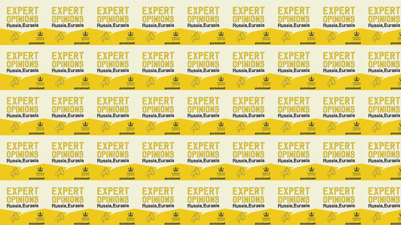 Expert Opinions Podcast - Russia, Eurasia logo repeat banner