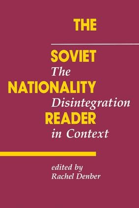 Soviet Nationality Reader