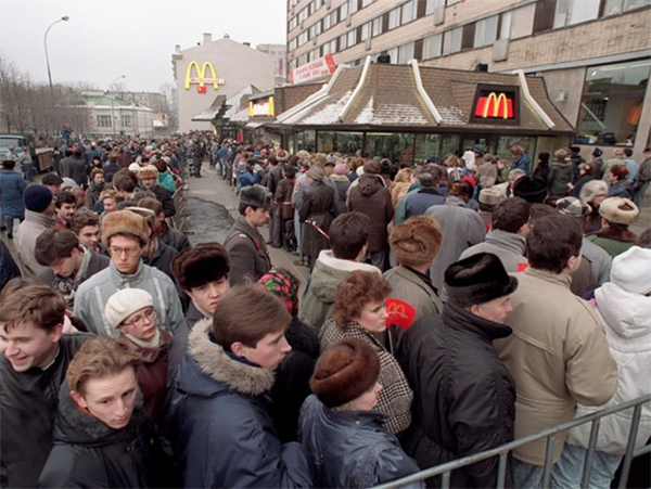 Image of McDonald's opening in Russia. Image links to event page