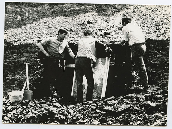 2024-04-01 Eliza Rose Photo of people in a coal mine. Image links to event page.