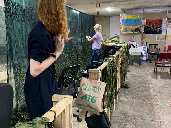 People working in Ukraine. Image links to event page.