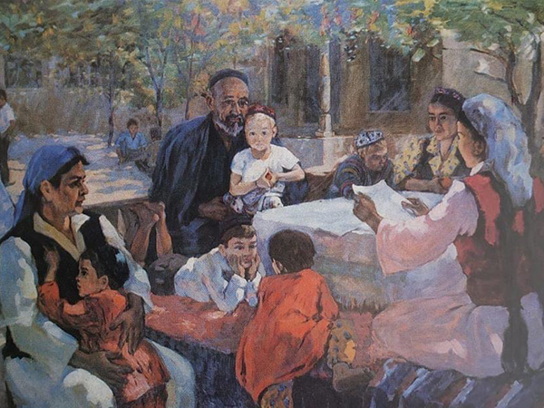 Painting of family. Image links to event page.