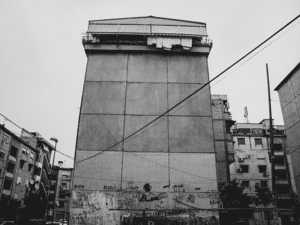 Image of old building in Tirana. Image links to event page.