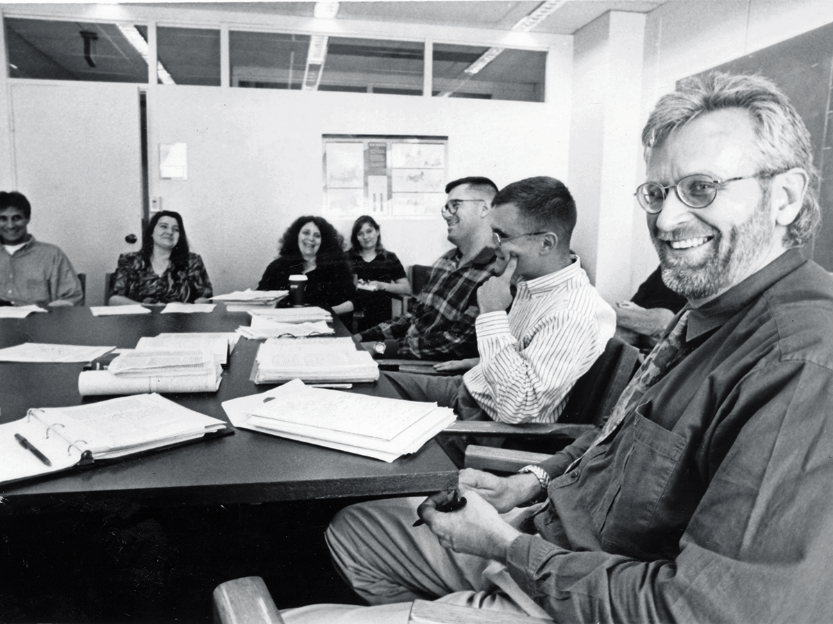 Mark von Hagen with students.