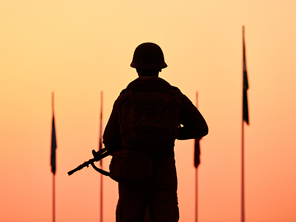 2025-03-31 RPP Image of a soldier at sunset. Image links to event page.