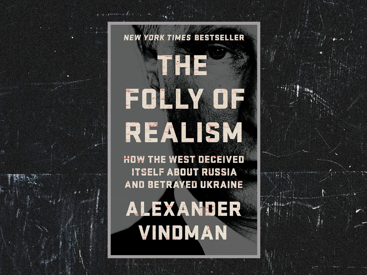2025-10-08 Vindman 1200×900 The Folly of Realism book cover. Image links to event page.
