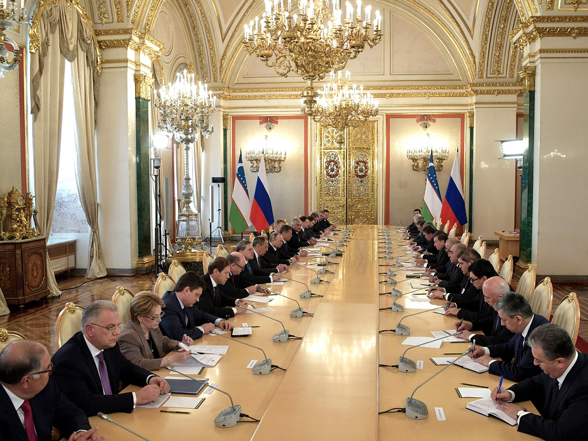 2025-09-11 Islamov Talk Russian-Uzbek formal talks. Image links to event page.