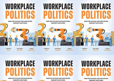 Timothy Frye, Ora John Reuter, and David Szakonyi Publish “Workplace Politics”