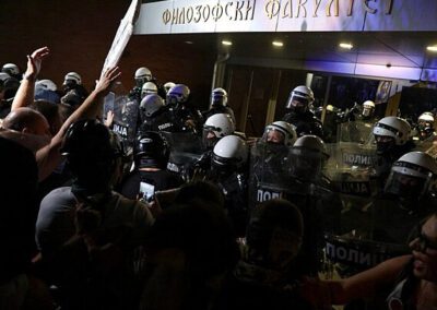 Tanya Domi Interviewed on TVP World About Escalation of Belgrade Protests