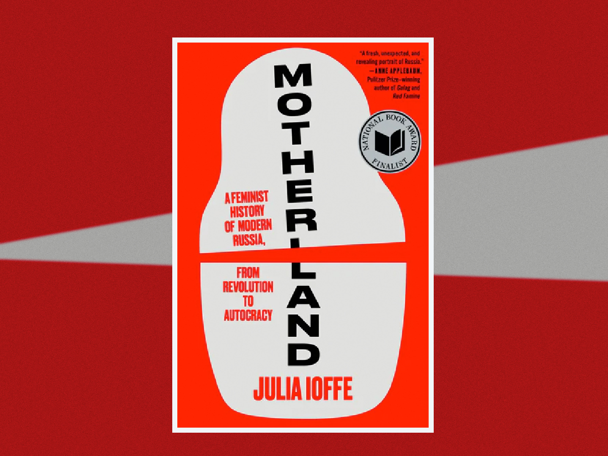 Motherland book cover. Image links to event page.