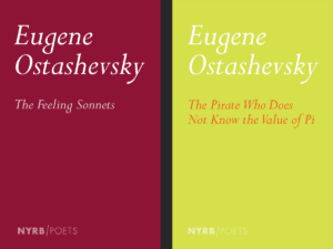 Covers of recent poetry collections by Ostashevsky. Image links to event page.