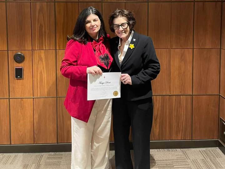 Tanya Domi Delivers Keynote Honoring Kosova Refugees at the Canadian Parliament