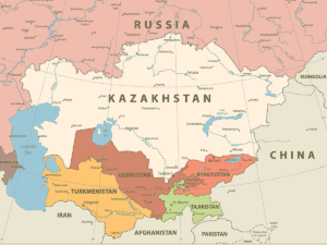 Map of Central Asia. Image links to event page.