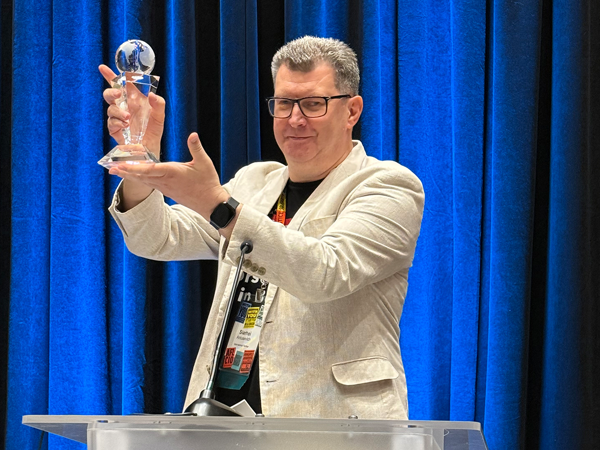 HRAP Alumnus Siarhei Antusevich Receives Human Rights Award from Belarusian Congress of Democratic Trade Unions
